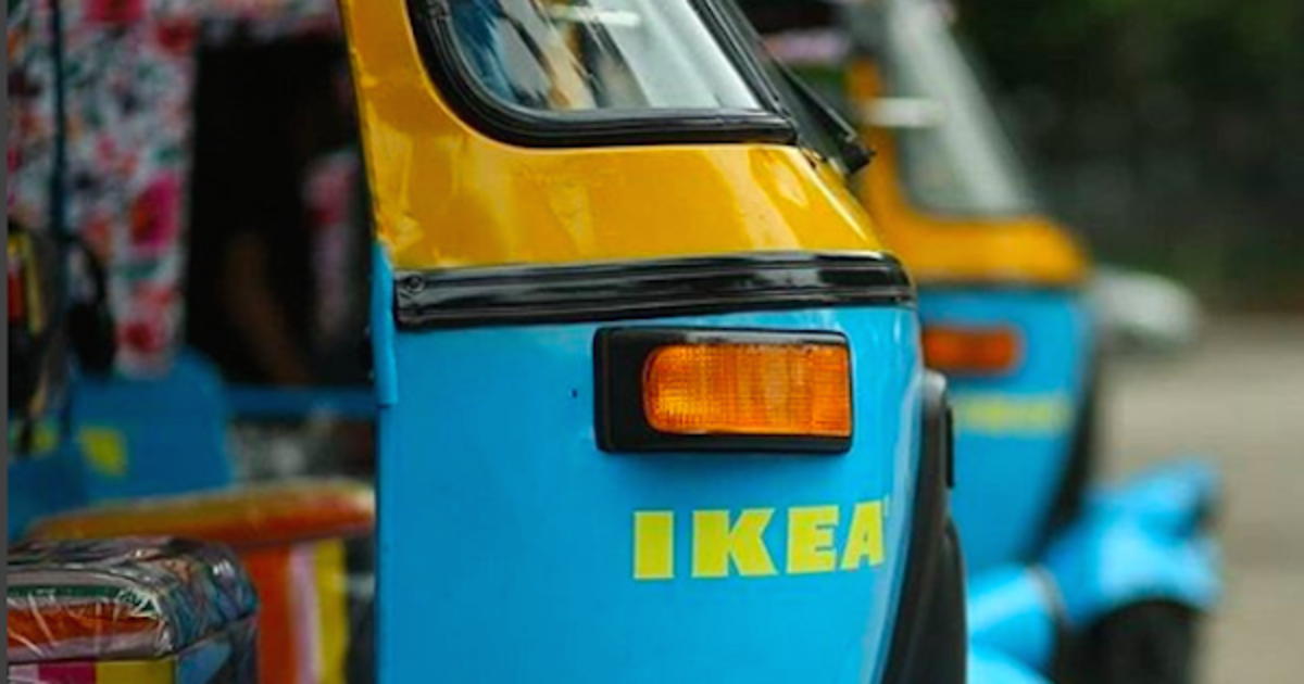 IKEA будет осуществлять доставку с помощью рикш на солнечных батареях.