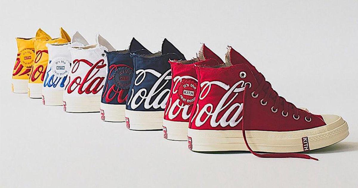 Coca-Cola и Converse выпустили совместную коллекцию кед.