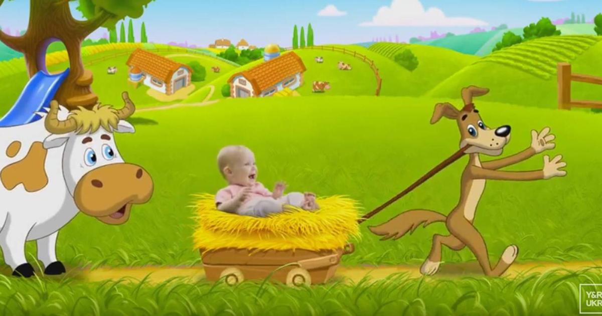 Мир счастливых малышей в рекламе ТМ «Простоквашино».