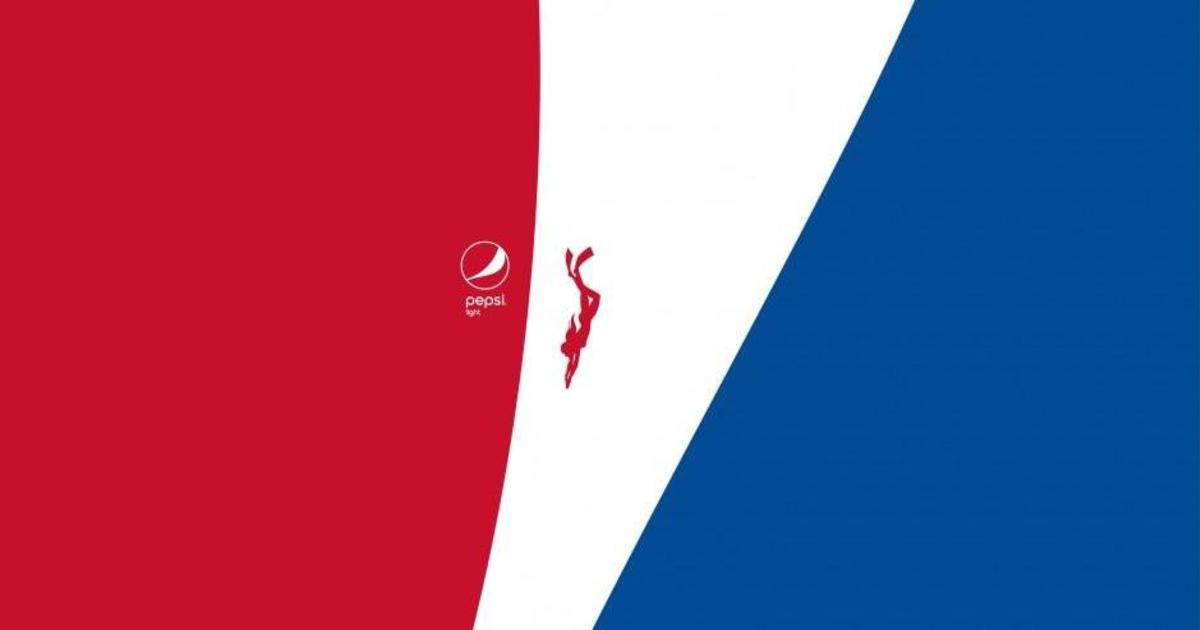 Pepsi трансформировала лого в спортивные активности.