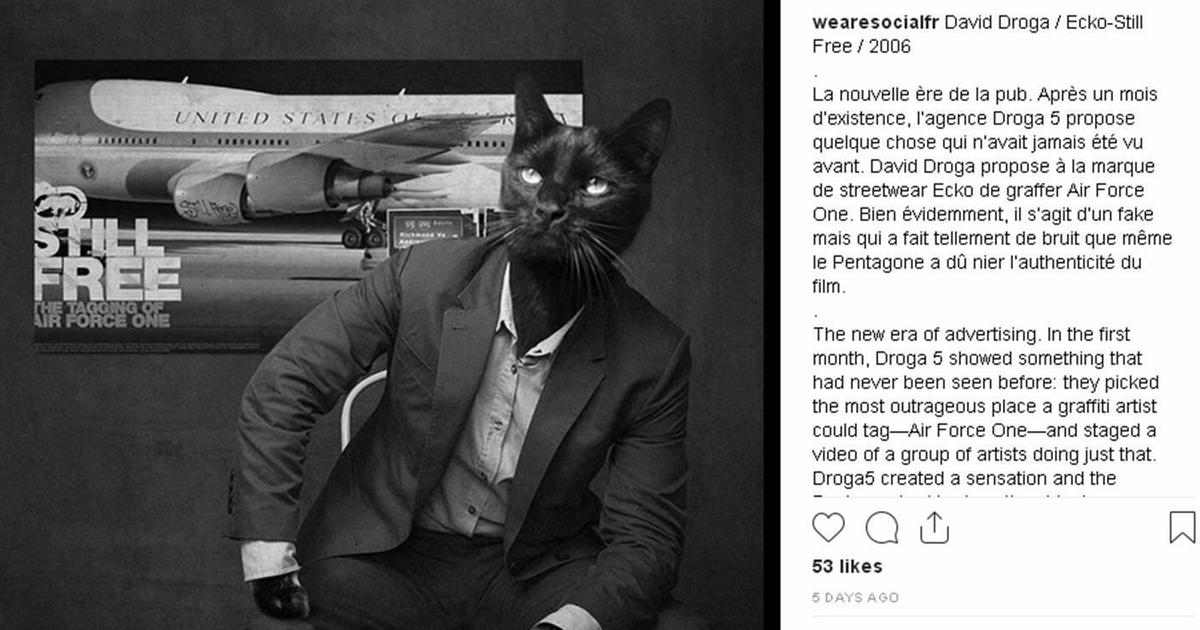 We Are Social представило легенд мира рекламы в виде котов.