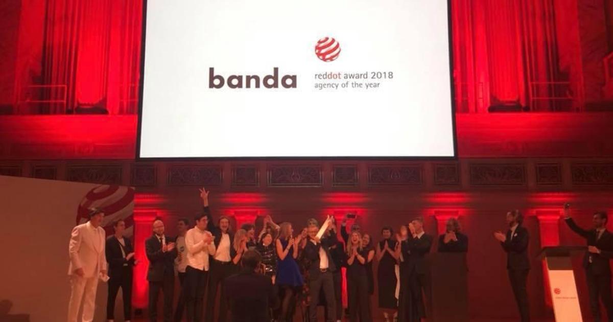 Banda стала агентством года по версии Red Dot Design Award.