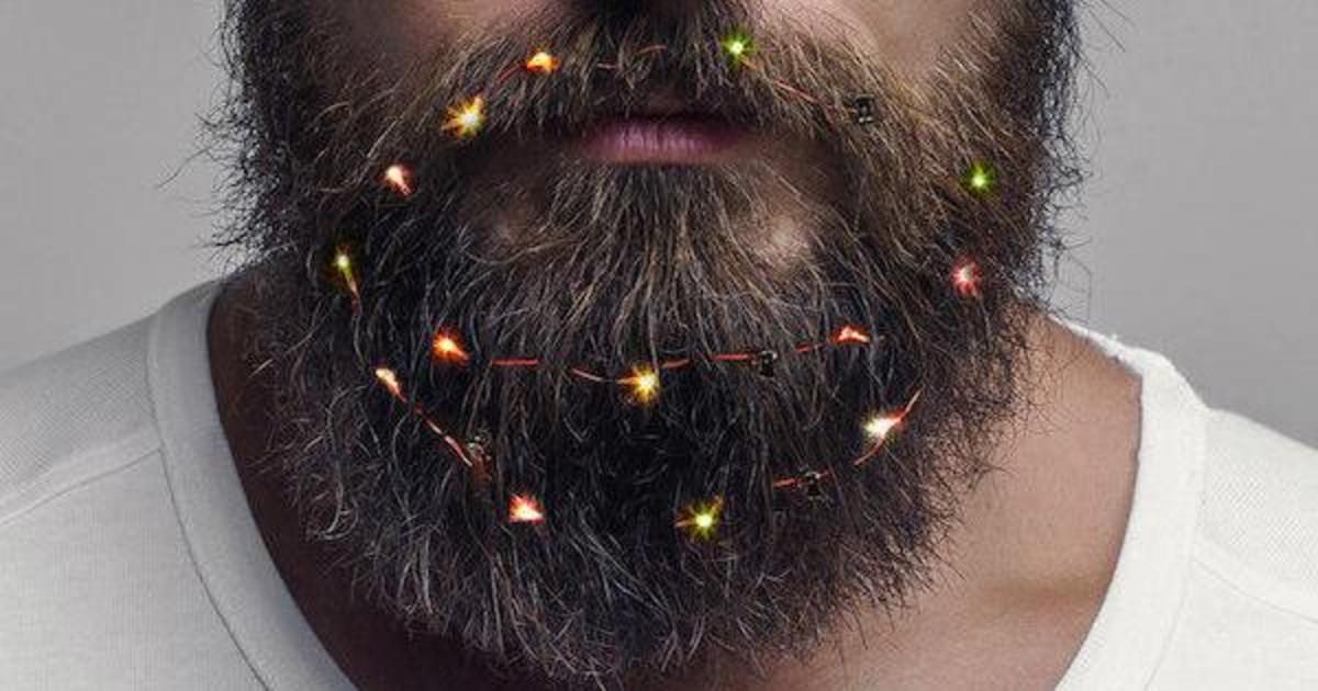Огоньки для бороды: идеальный рождественский подарок для хипстеров.