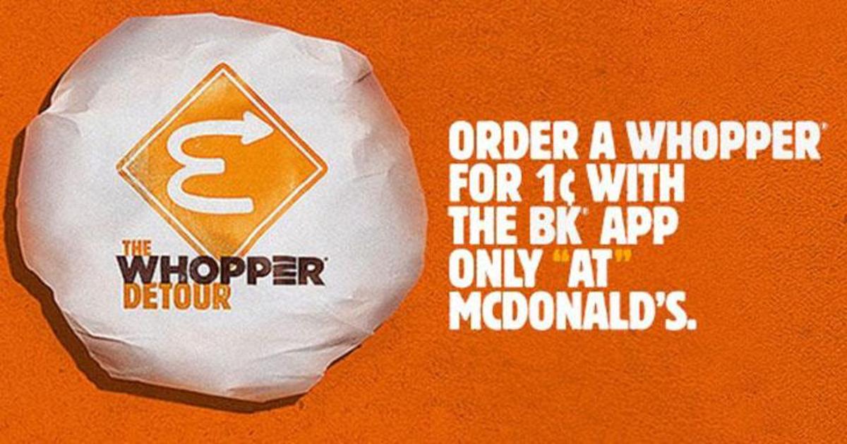 Burger King отправил покупателей в McDonald’s, чтобы получить акционный воппер.