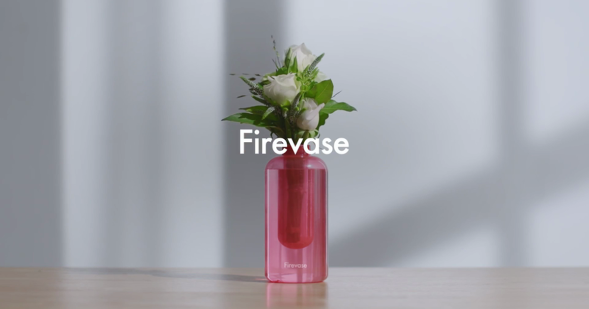 Cheil Worldwide создали вазу для цветов, которая тушит пожары.