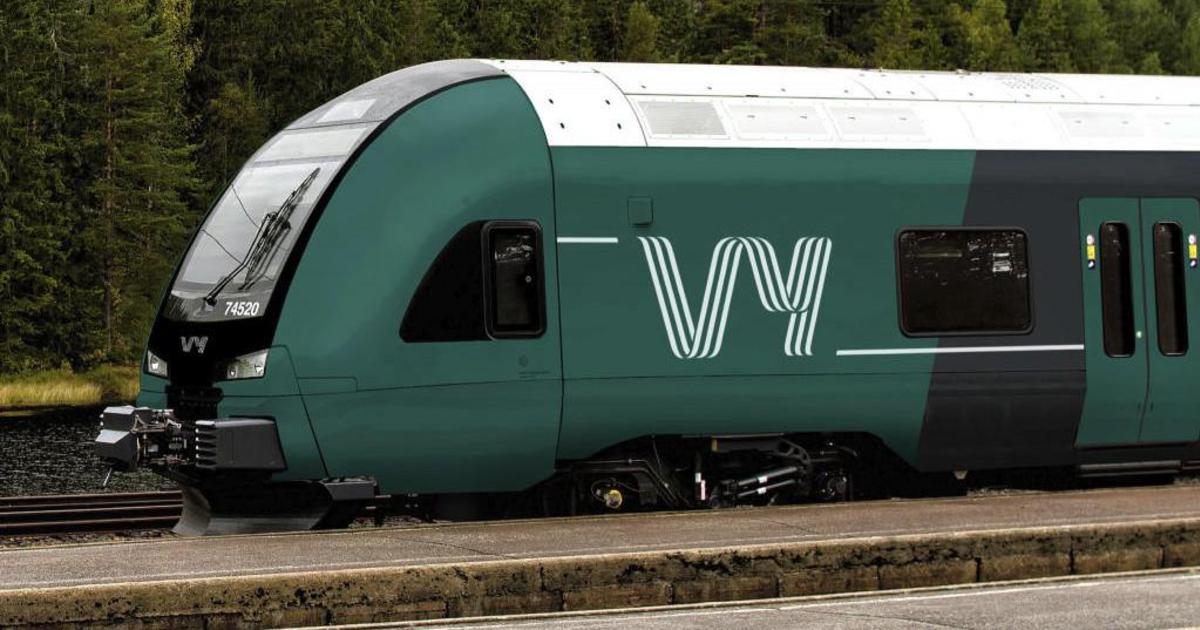 Норвежские государственная железные дороги получили новое ретро лого.