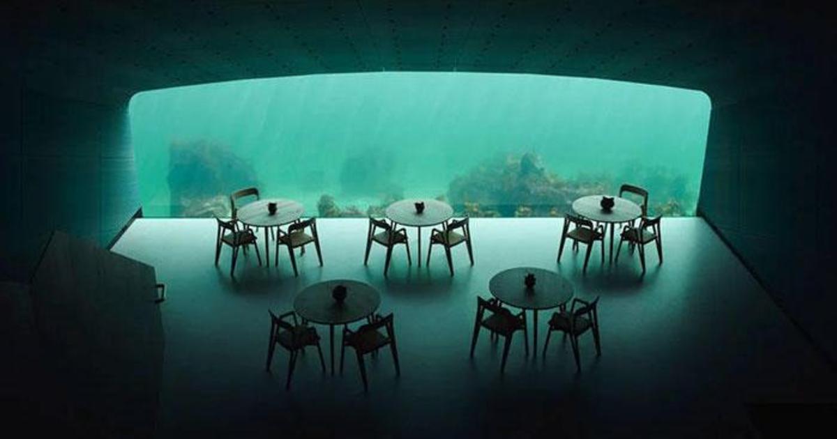 В Норвегии открылся ресторан под водой.