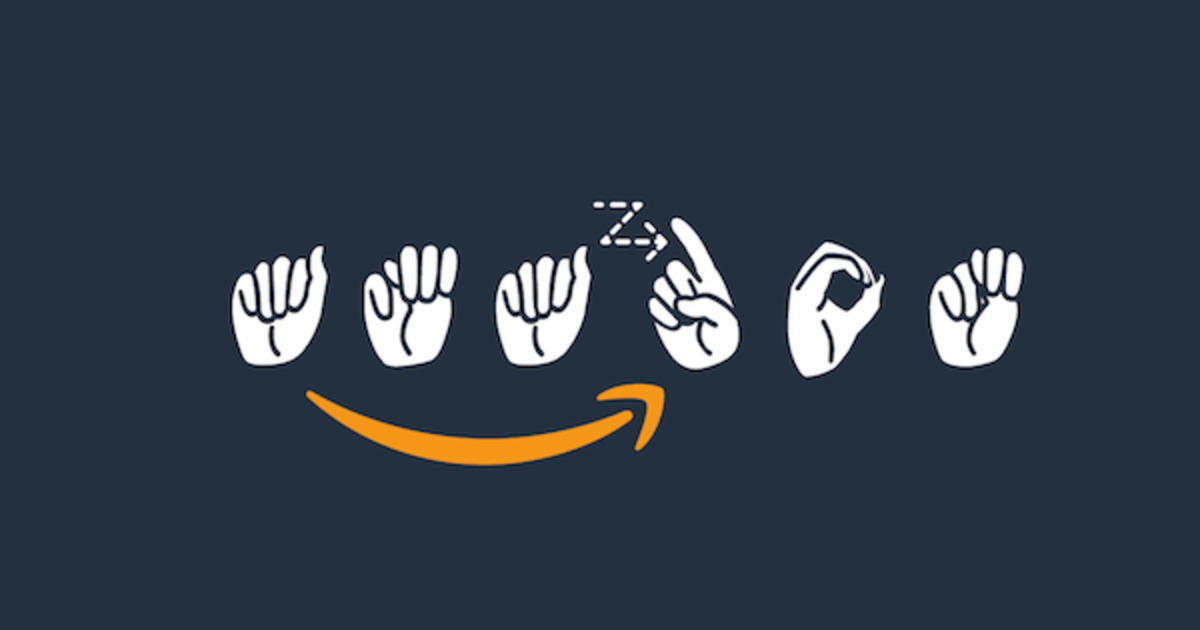 Amazon представил лого на американском языке жестов