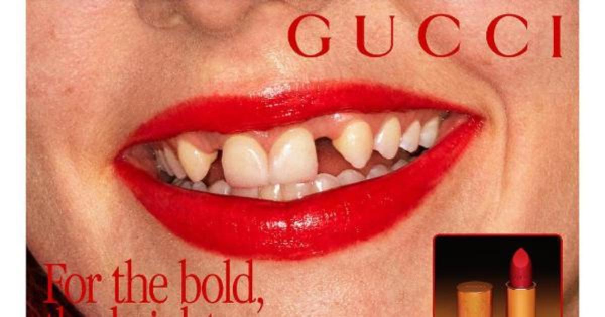 «Неидеальные» улыбки прорекламировали новую линейку помад Gucci