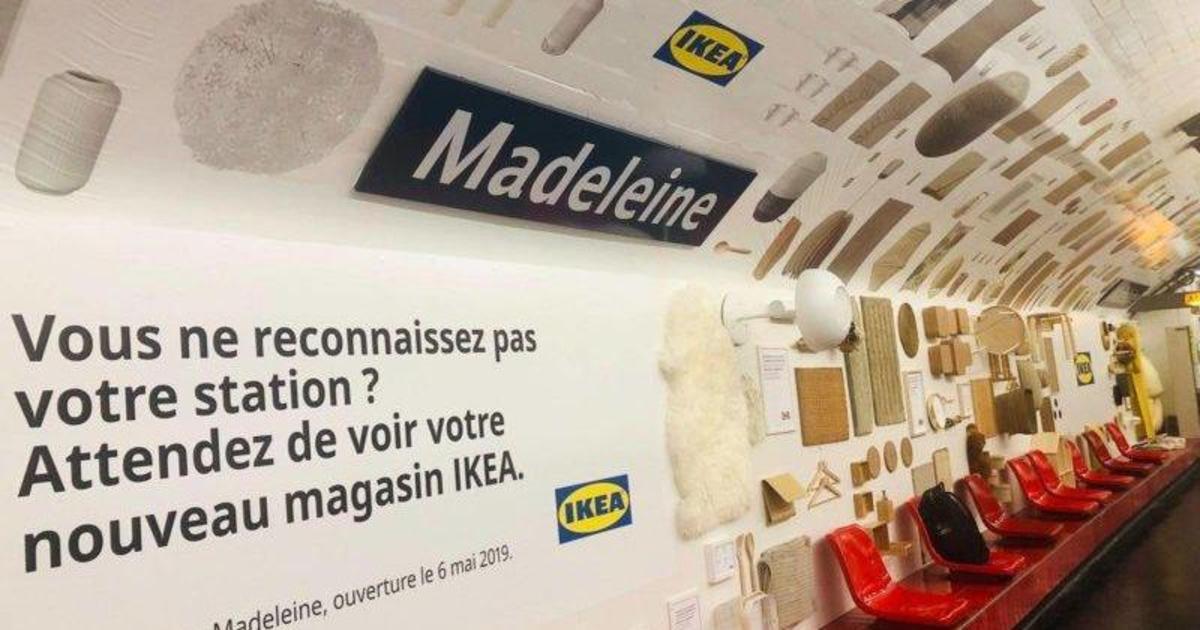 IKEA трансформировала станцию метро в шоурум