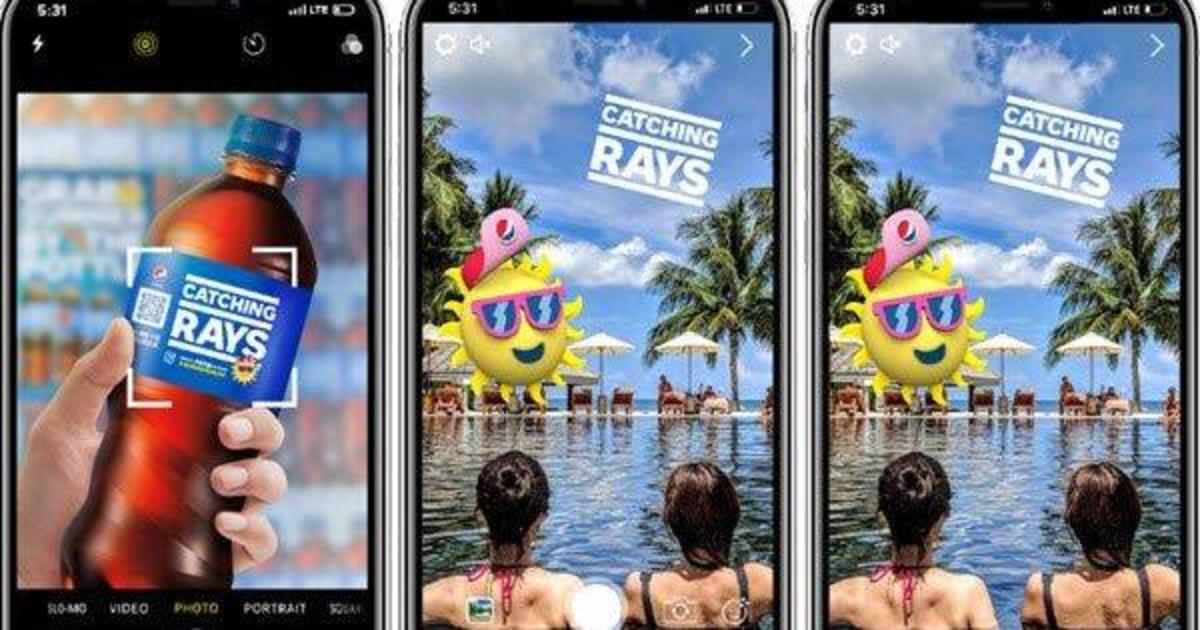 Pepsi создала сотни AR-фильтров для Instagram в рамках летней кампании