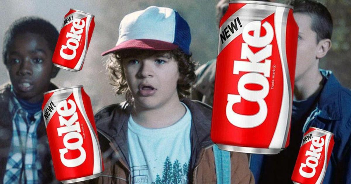 Coca-Cola воскресила провальный продукт для промо сериала Netflix