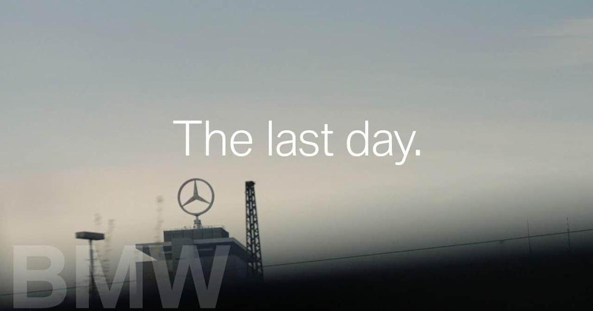 BMW отметил последний день СЕО Mercedes Benz, пересадив его на свое авто