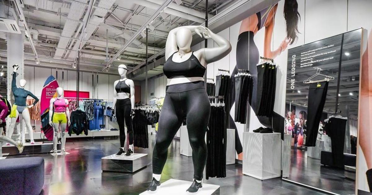 Nike разместил plus-size манекены в магазине в Лондоне