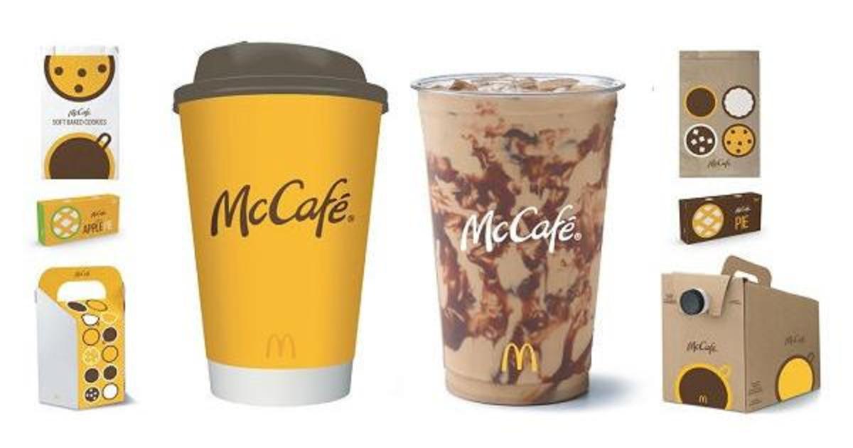 McDonald&#8217;s представил новый логотип и фирменный стиль McCafé
