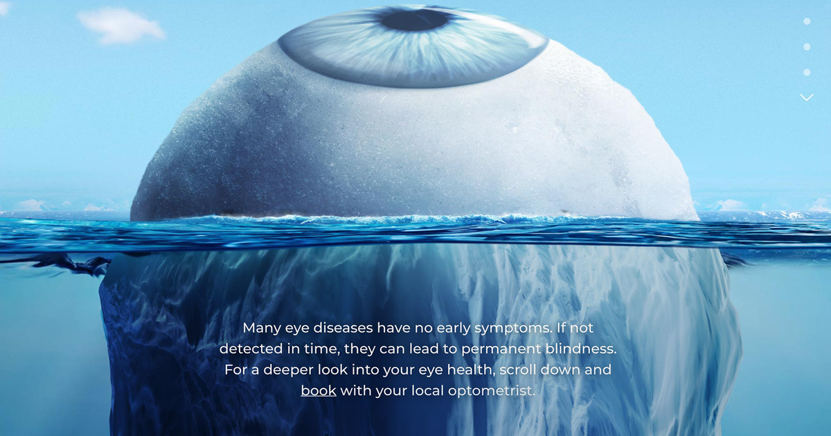 Креативная реклама рассказала о скрытых болезнях глаз