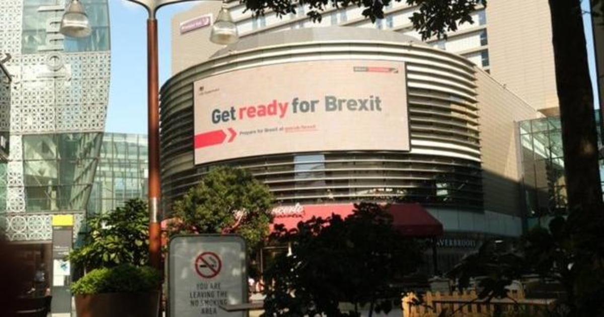 Британское правительство запустило PR-кампанию по случаю выхода из ЕС