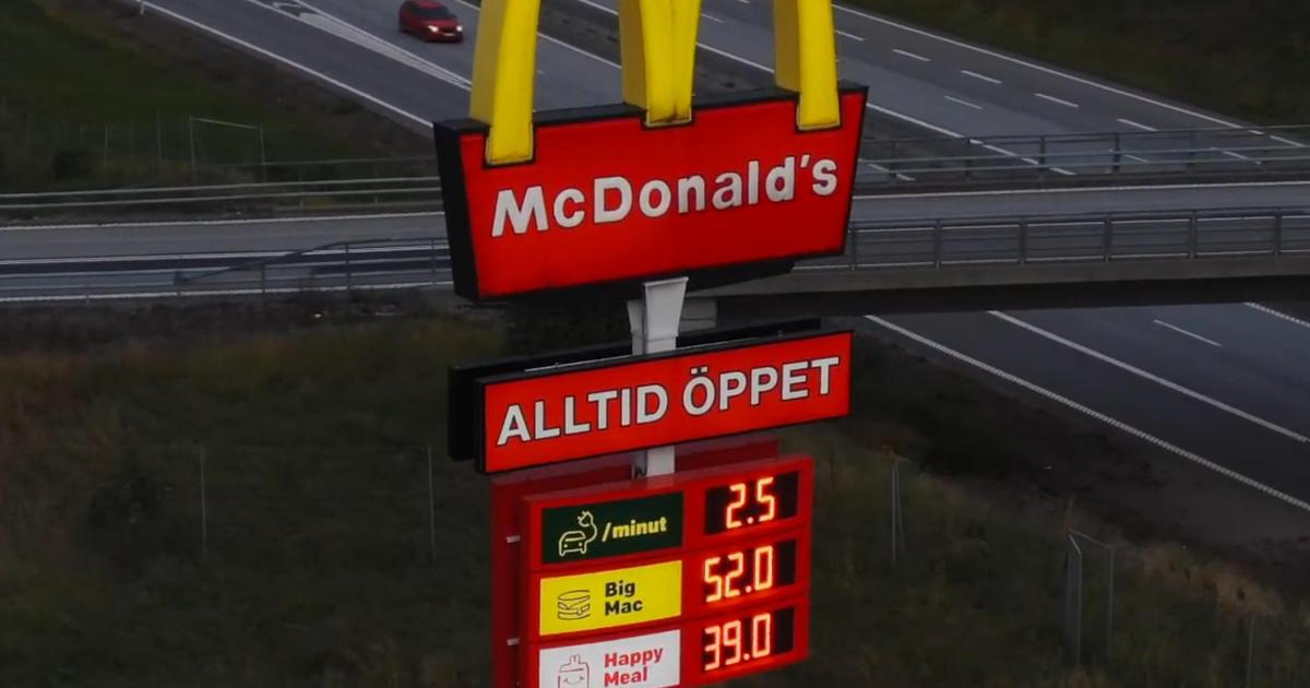 McDonald’s в Швеции превратил свои вывески в указатели для зарядки электромобилей