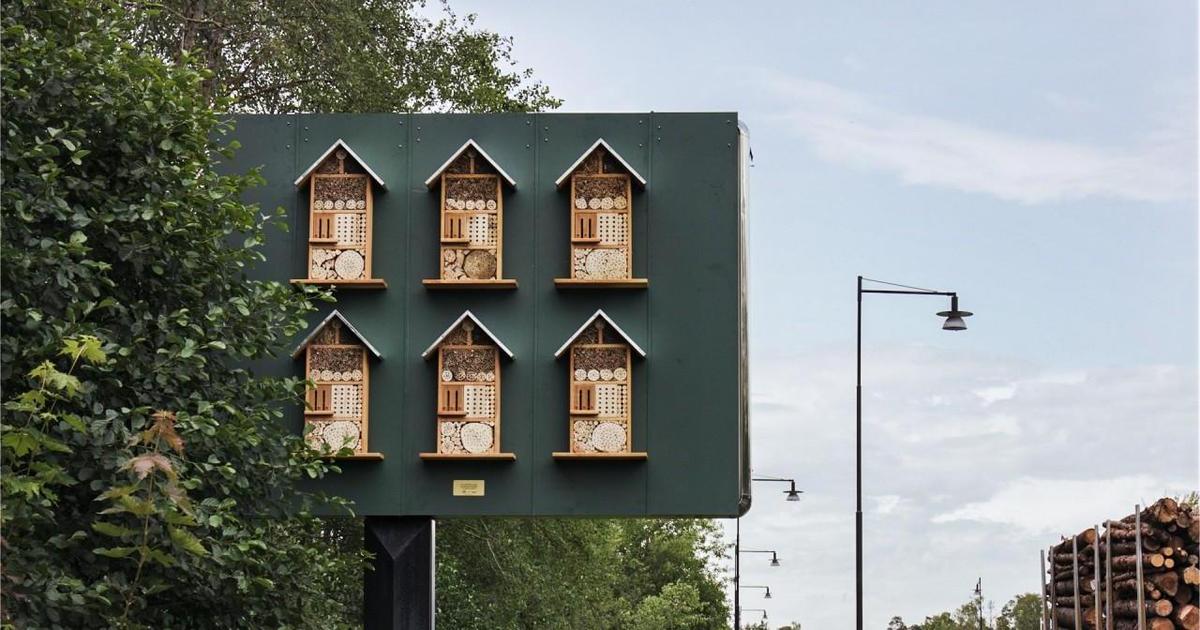 McDonald’s превратил билборды в «отели» для пчел