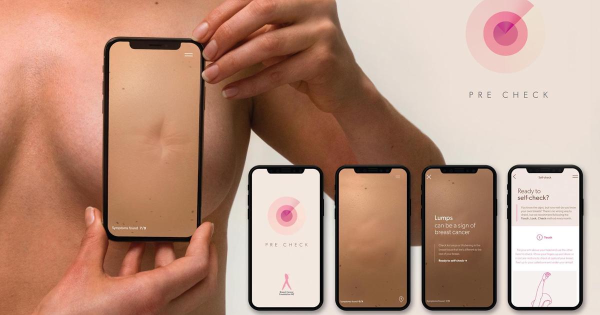 Colenso BBDO выпустили интерактивное приложение, которое помогает выявить рак груди
