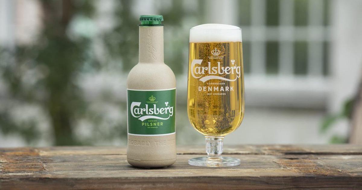 Carlsberg створює першу в світі «паперову» пивну пляшку