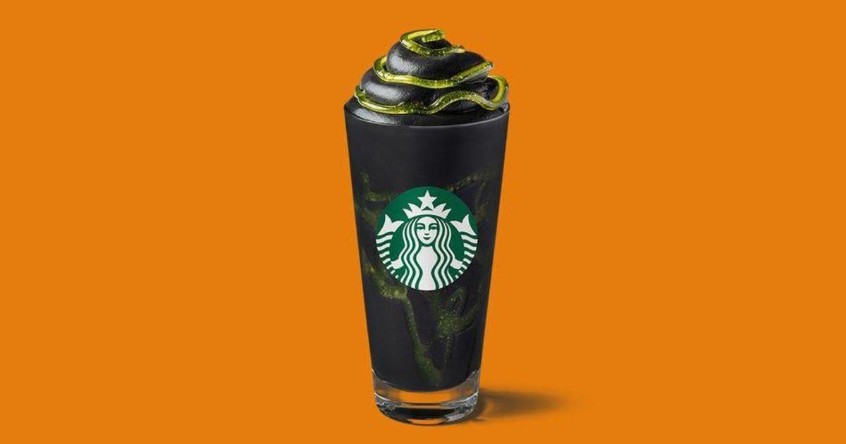 Starbucks выпустит черный фраппучино на Хэллоуин
