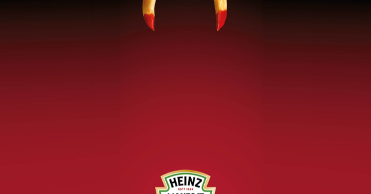 Heinz отметил Хэллоуин с помощью минималистичного дизайна