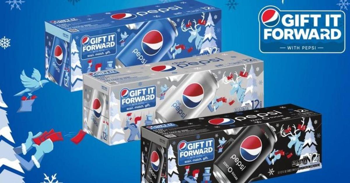 Рождественские скретч-карты Pepsi заставят подарить выигрыш друзьям или родным