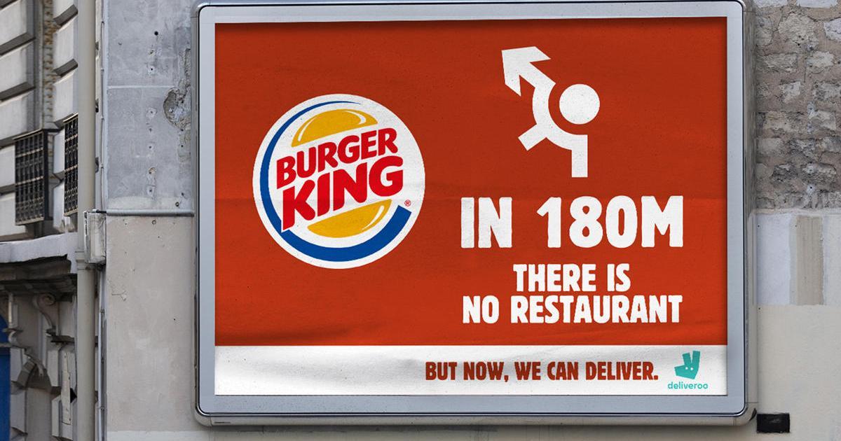 Burger King разместил указатели к местам, где нет ресторанов