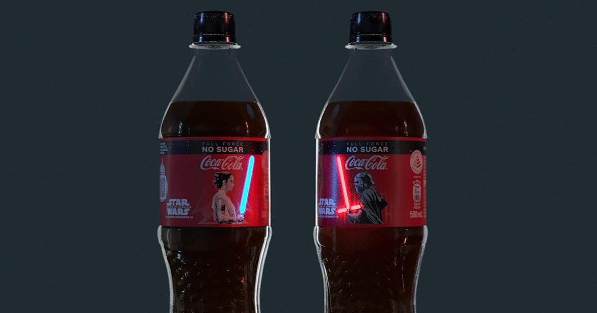 Coca-Cola выпустила бутылки со светящимися световыми мечами из «Звездных войн»