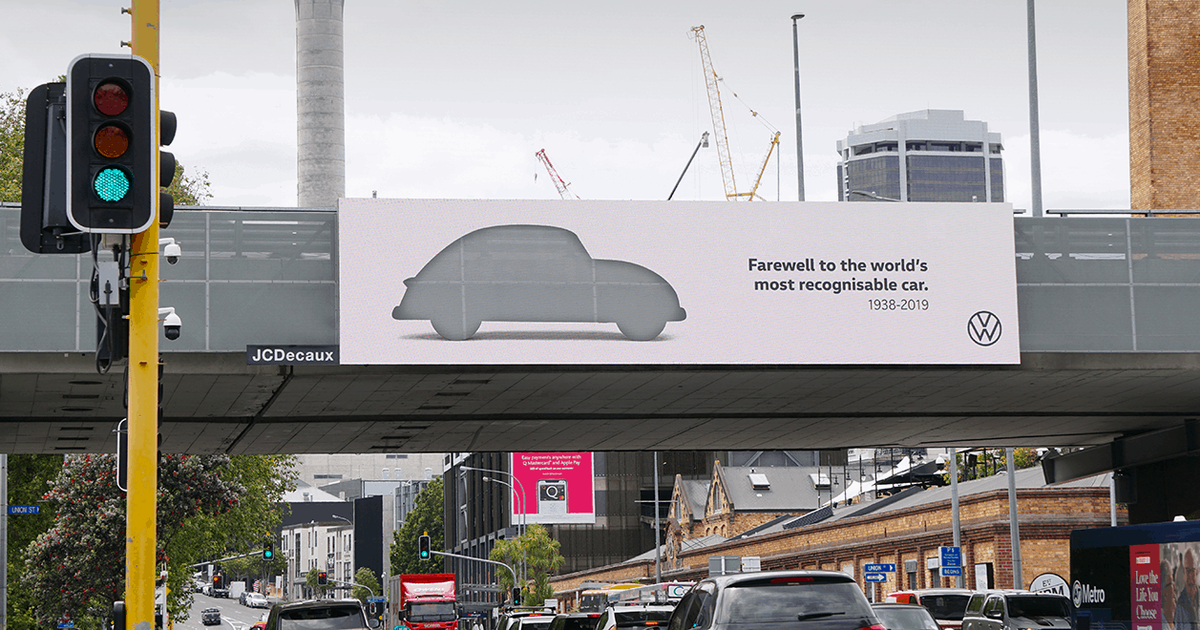 Volkswagen Beetle вырезали из рекламы в прощальной кампании