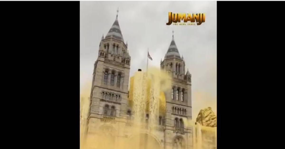 Sony «оживила» Музей естествознания в Лондоне к выходу новой части фильма «Джуманджи»