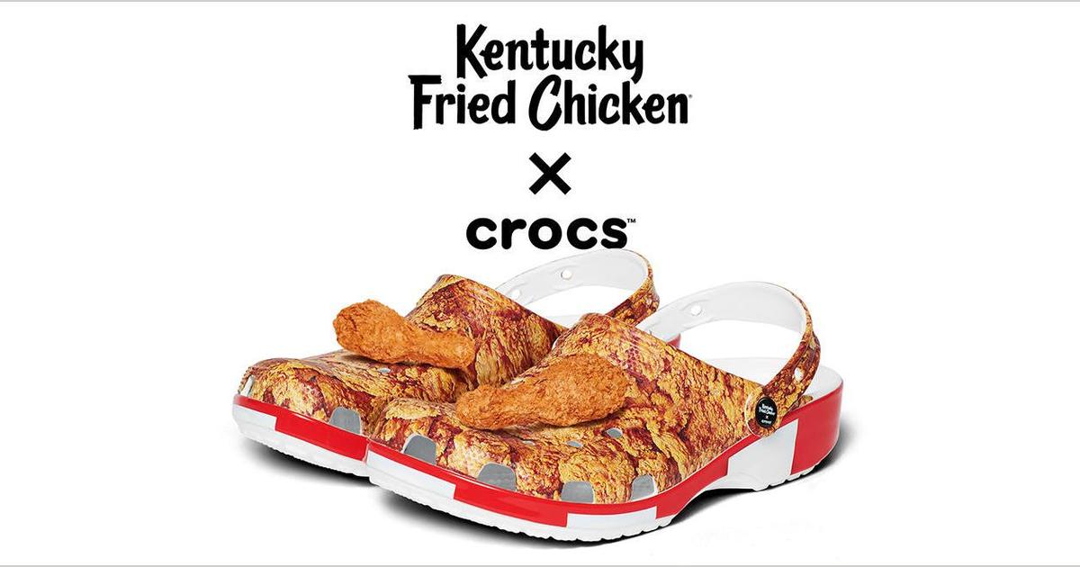 KFC и Crocs создали обувь с курочкой