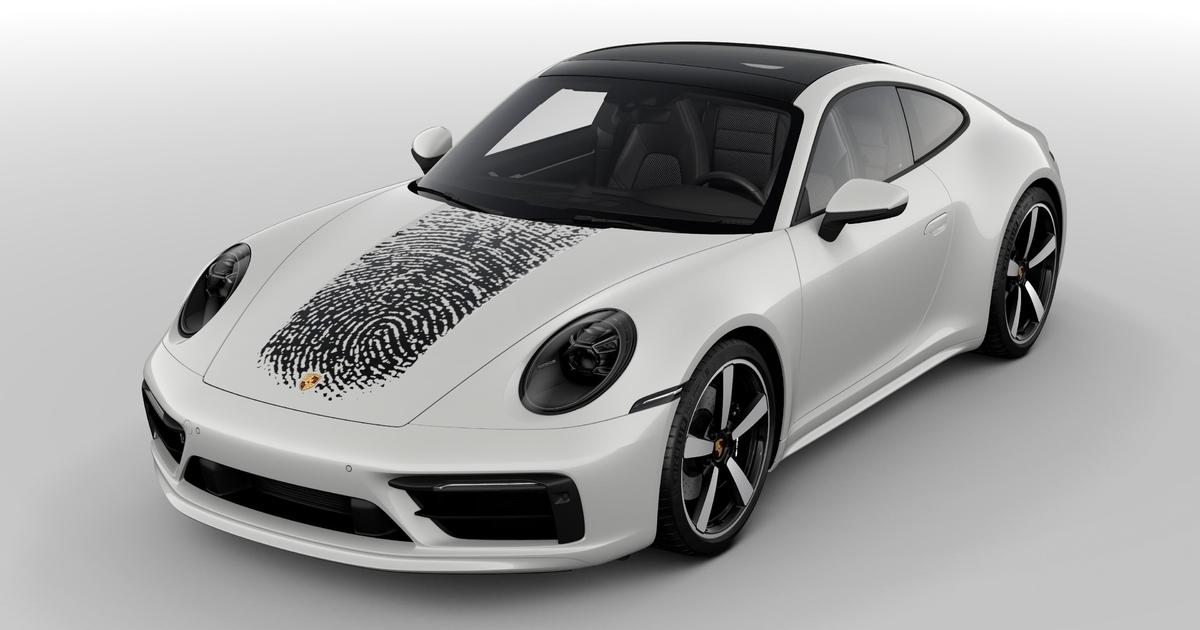 Porsche предлагает персонализировать авто с помощью отпечатка пальца