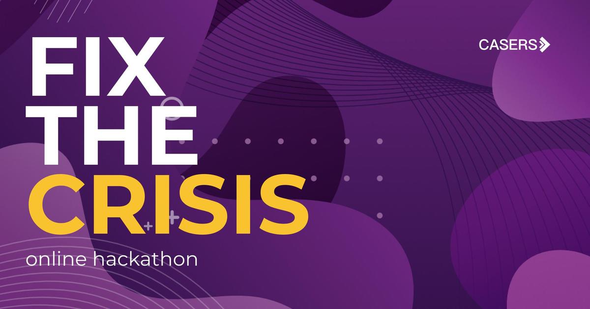 CASERS запустили онлайн-хакатон для збору ідей та проєктів, які можуть допомогти подолати кризу