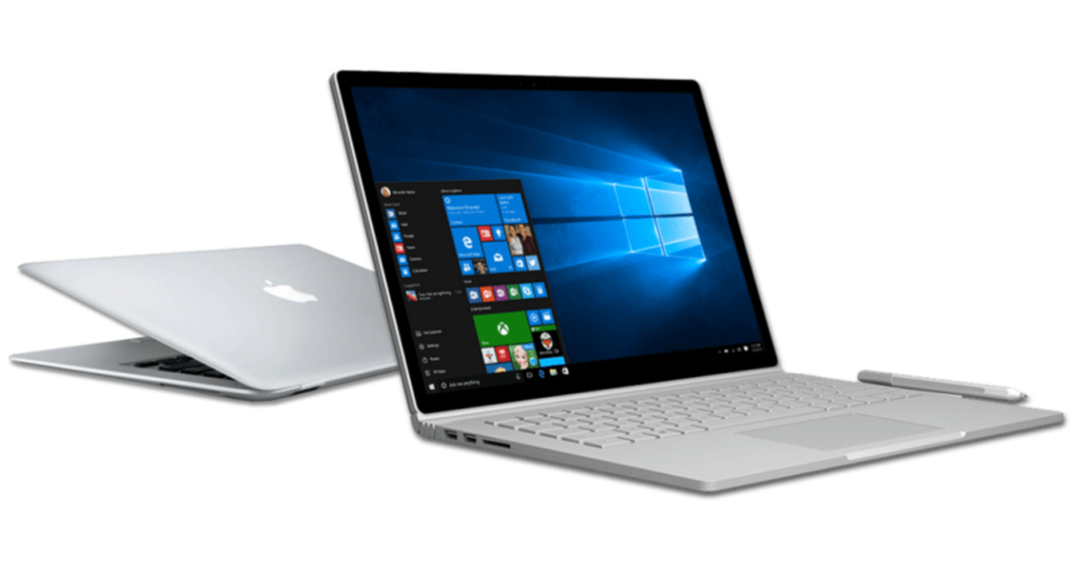 Microsoft создал сайт, чтобы пользователи MacBook перешли на Surface Book.