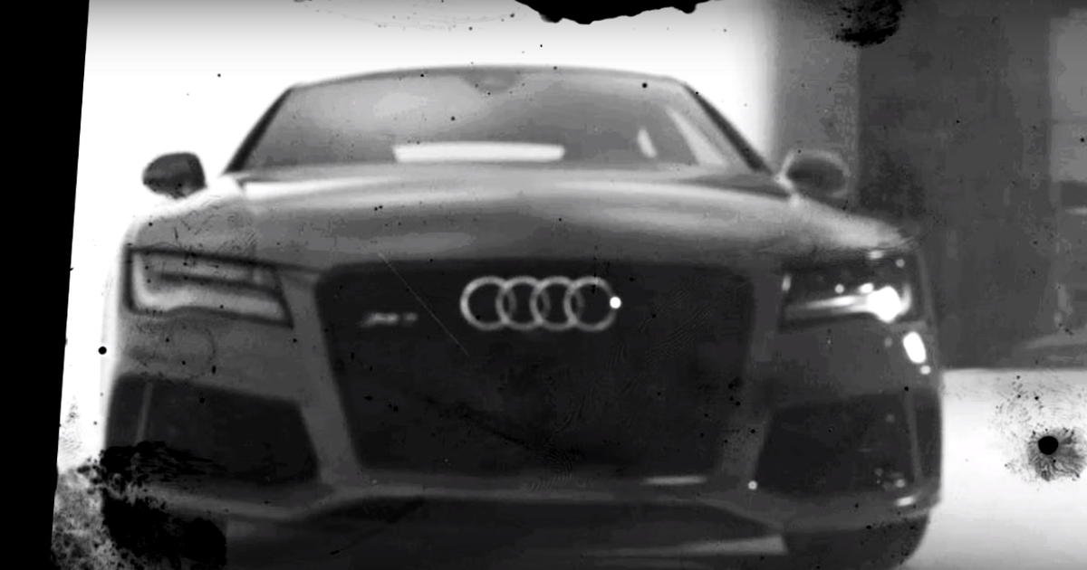 Audi сняла GIF-анимацию на тыквы.