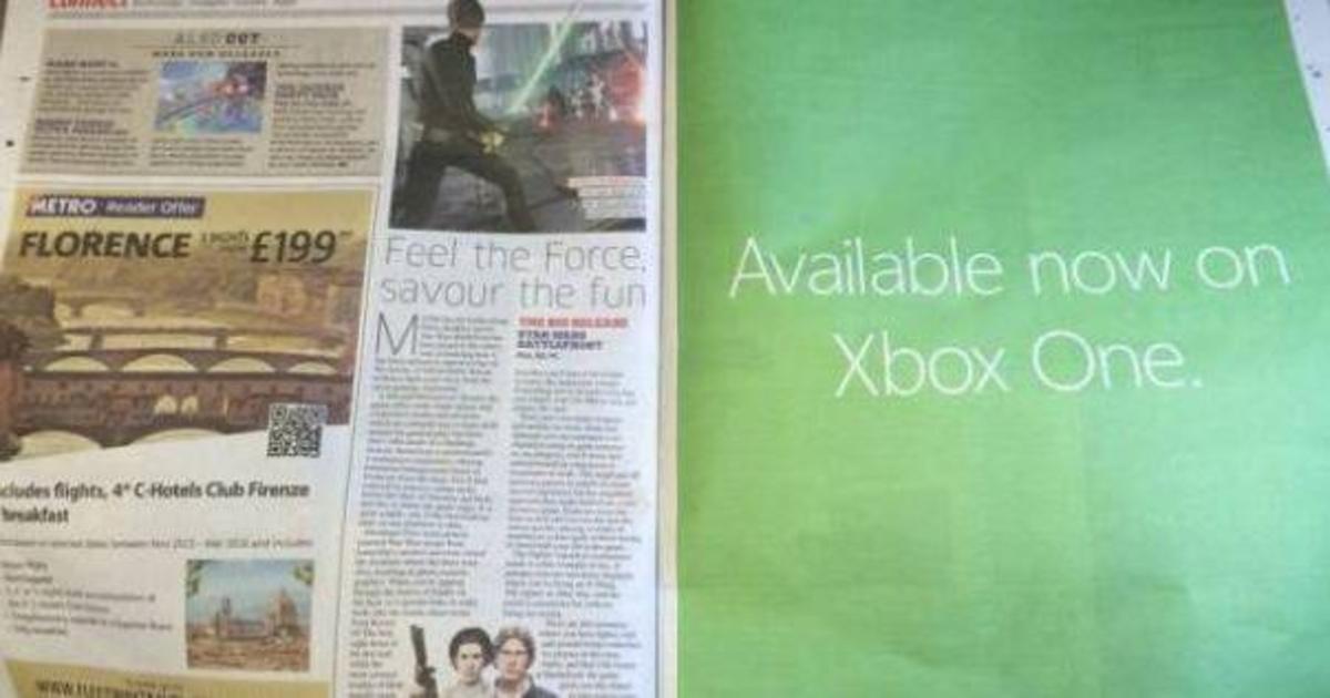 Рекламные войны: Microsoft разместил скрытую рекламу Star Wars Battlefront.