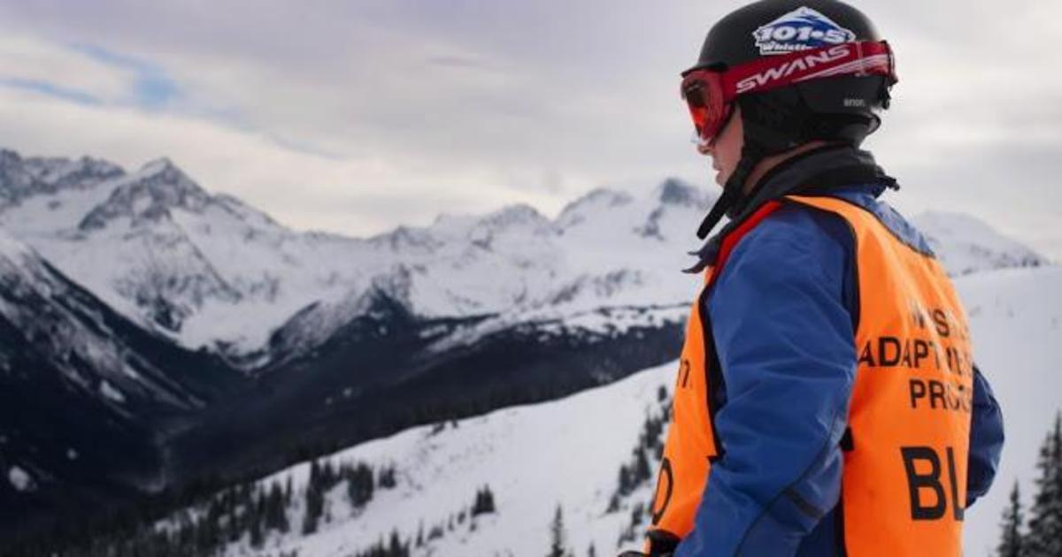 Красоту горнолыжного курорта показали с перспективы слепого лыжника.