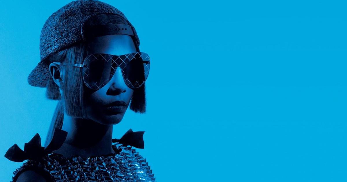 Кара Делевинь снялась в рекламной кампании Chanel Eyewear.