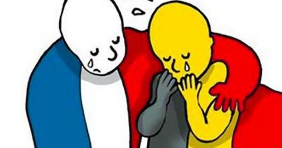 Пользователи выражают поддержку Бельгии рисунком карикатуриста Plantu.
