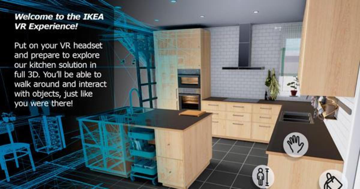 IKEA запустила интерактивную VR активность для продвижения кухонь.