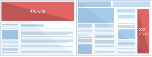 Команда Google AdSense сообщила о том, что у владельцев аккаунтов появилась возможность использовать 2 новых формата рекламных блоков