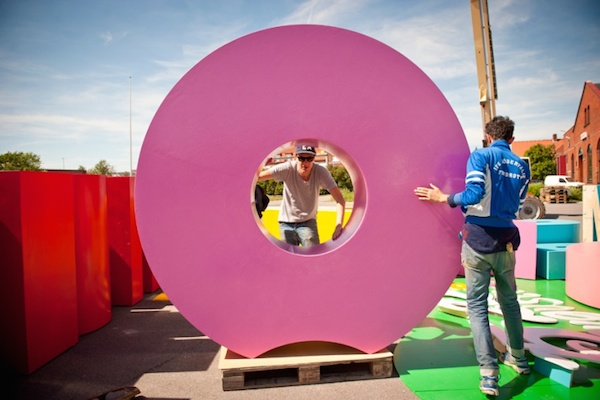 Рекламное агентство в Стокгольме Snask создало огромный 3-D для фестиваля
