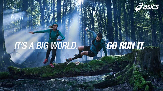Спортивный бренд ASICS запустил глобальную рекламную кампанию