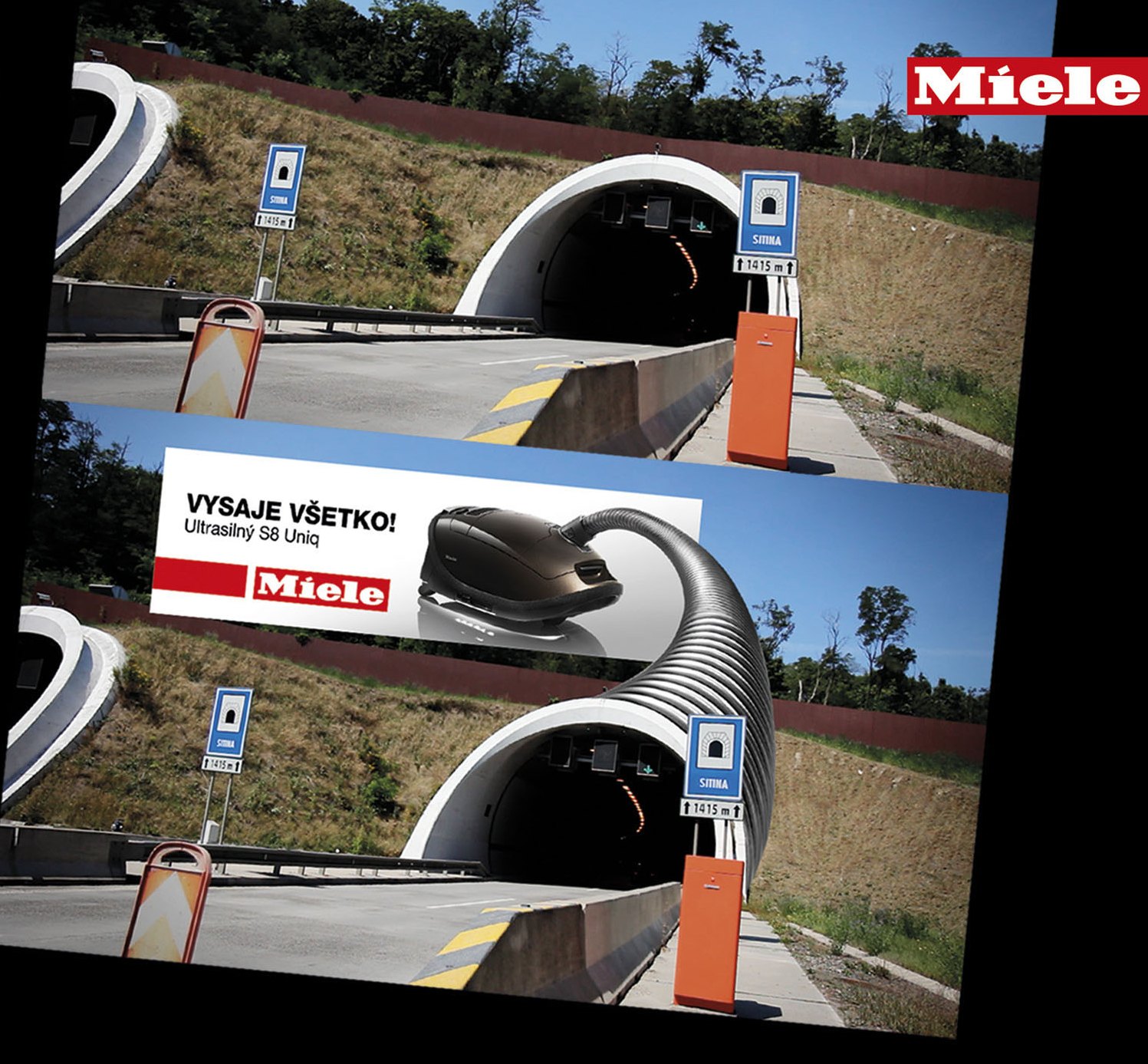 Рекламное агентство Mayer McCann Erickson, Братислава провело необычную кампанию для супер мощного пылесоса Miele S8.