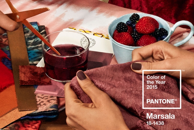 Оттенок Марсала назван главным цветом года 2015