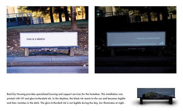 Рекламное агентство Spring Advertising, Ванкувер создало полезную outdoor-рекламу для общественной организации RainCity Housing