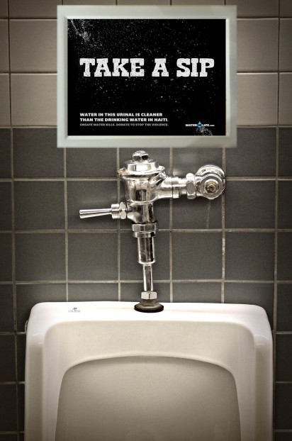 Рекламное агентство Miami Ad School, Сан-Франциско, США разработало социальную кампанию под тэглайном Вода убивает