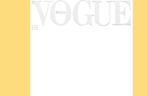 Vogue Италия впервые вышел с белой обложкой